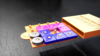 3D Printable Two-Player Game (L-Game)