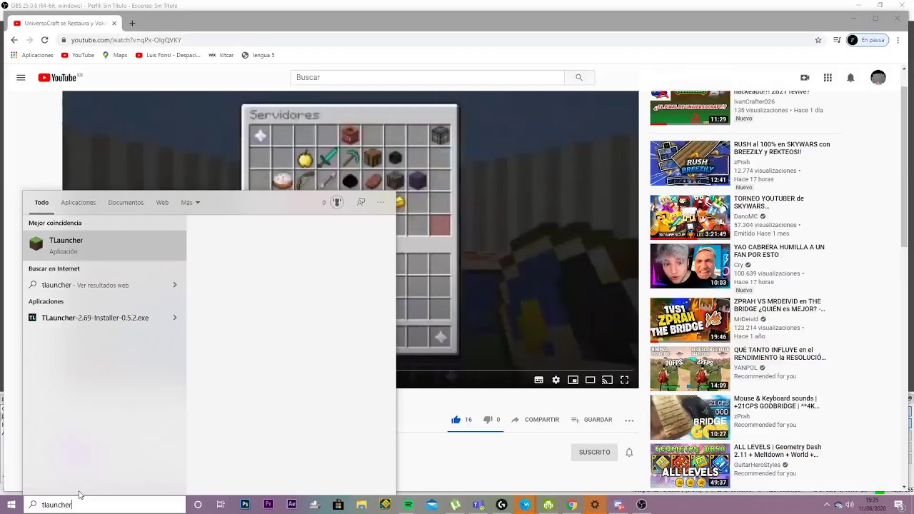 MOUSECLICKS MINECRAFT PVP STREAM