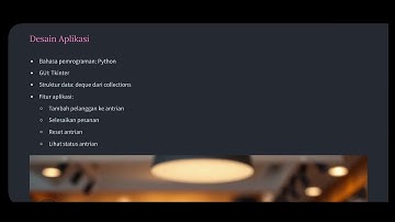 Sistem Antrian cafe menggunakan struktur data queue