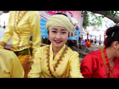 วิธีเคียนหัวแบบสาวไตขืนเชียงตุง สาวไทเขิน - TaiKhun Kengtung Girls