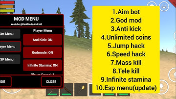 Survival Simulator mod menu update v0.2.3(Dark) #survival #survivalgame