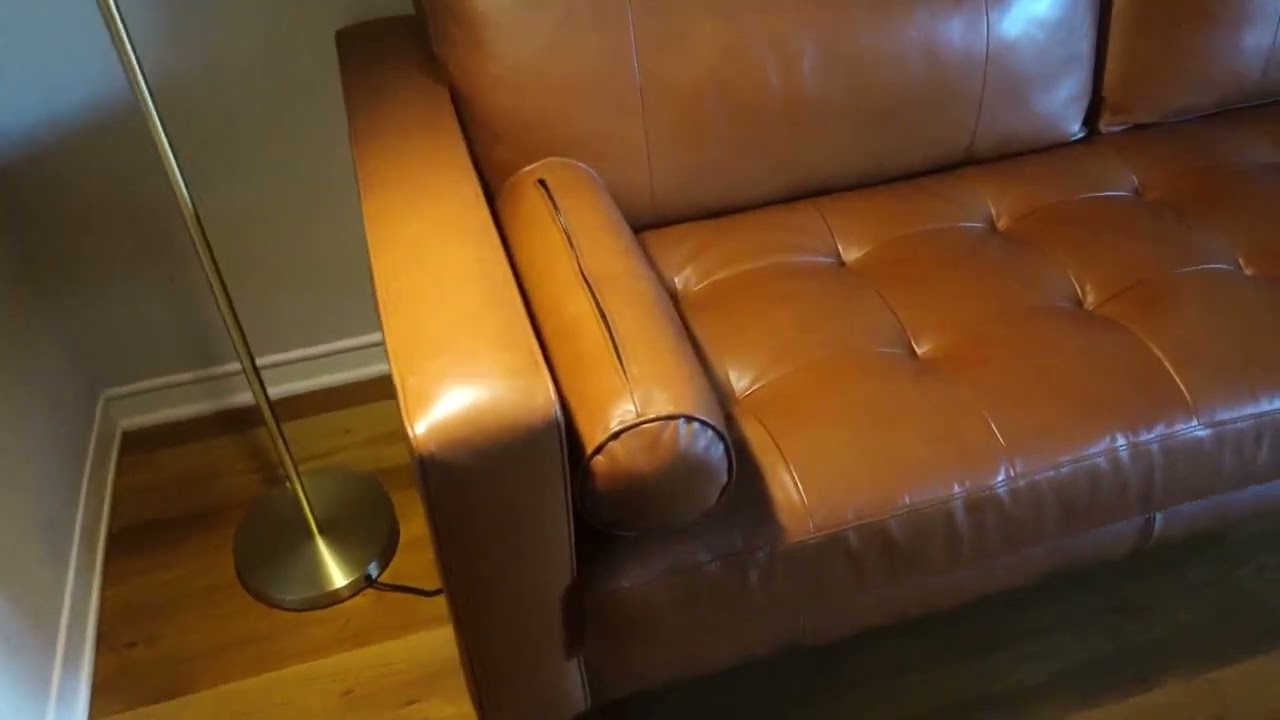 Vesgantti 2 Seater Couch, 71inch Faux Leather Loveseat Sofa Review