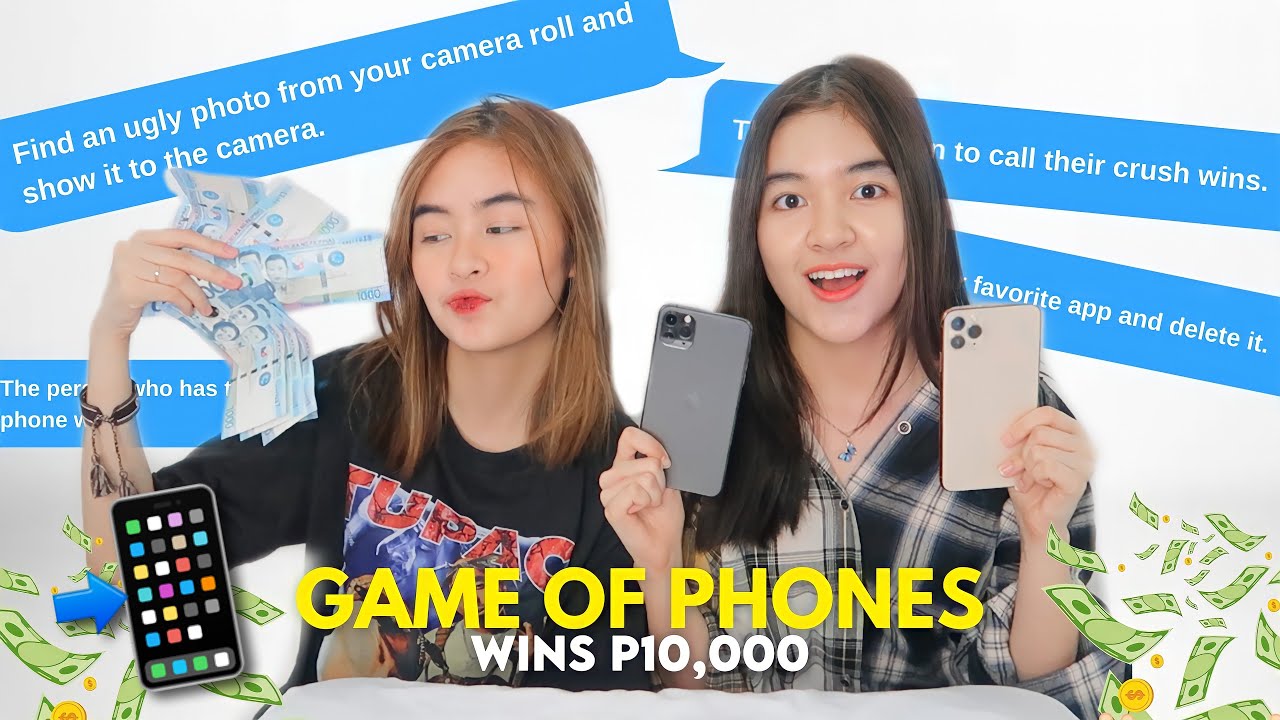 GAME OF PHONES (WINS P10,000!) | Princess And Nicole