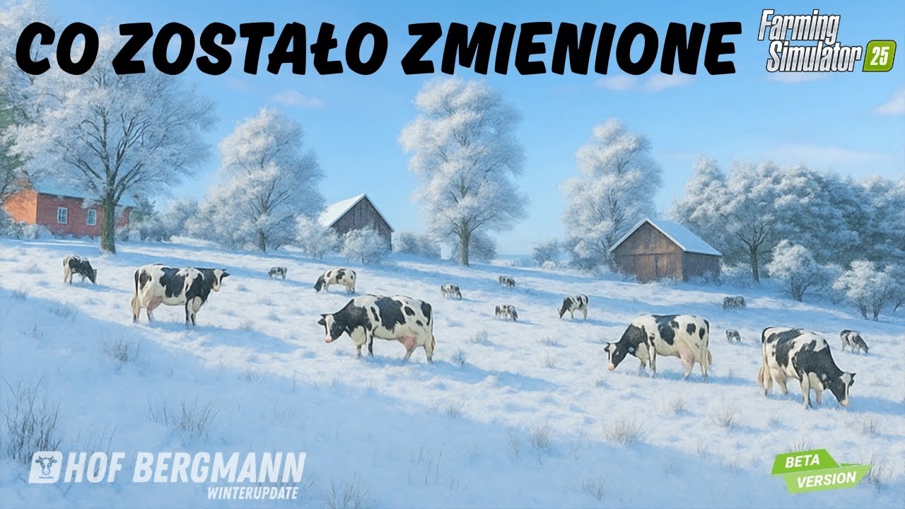 Zaskakujące zmiany na mapie Hof Bergmann FS25 po WINTERUPDATE!
