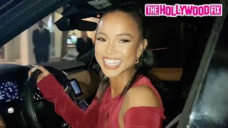 Karrueche Tran Speaks On Her Relationship With Quavo While Leaving Salt Bae In Beverly Hills, CA