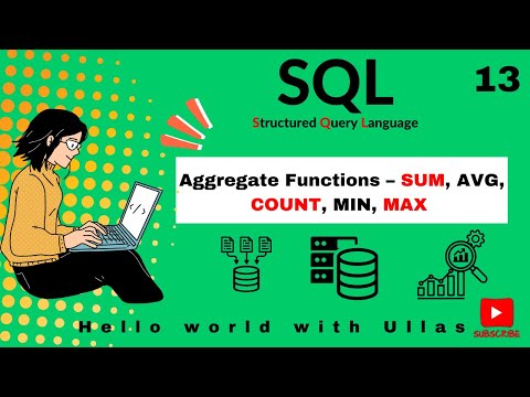 Mastering SQL | Episode 13: SQL Aggregate Functions – SUM, AVG, COUNT, MIN, MAX with Examples
