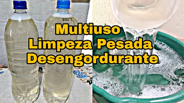 Como fazer detergente limpeza pesada?