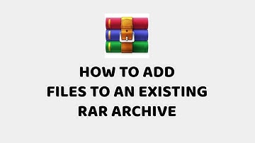 How to Add Files to an Existing RAR Archive |  Add Files to an Existing RAR Archive | DR technology