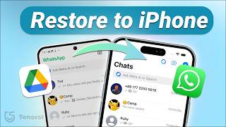 How to Restore WhatsApp Backup from Google Drive to iPhone 2026 | Free, With/Without Android phone screenshot 4
