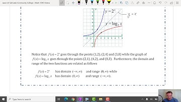 5. 2 Logarithmic Functions (Part 1)