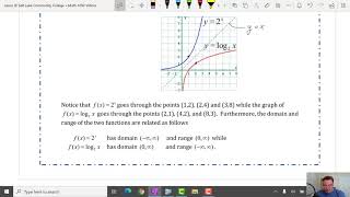 5. 2 Logarithmic Functions (Part 1)