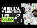 40 Digital Marketing Strategies and Tips for Small Business 2022