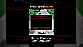 This Roblox Game has a Backdoor 💀🔑 #roblox #robloxserverside #robloxgames #shorts