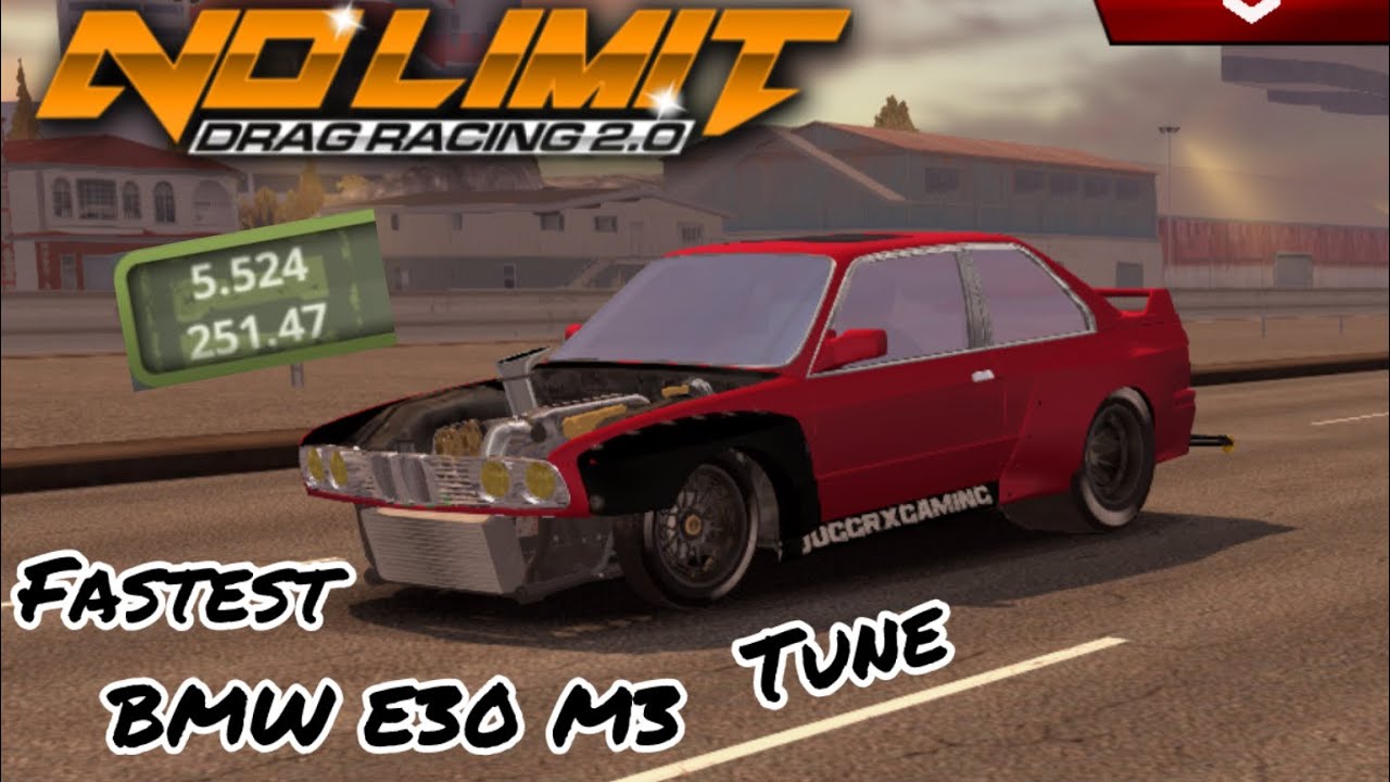 Low 5.5 BMW M3 E30 Fastest Tune - No Limit Drag Racing 2