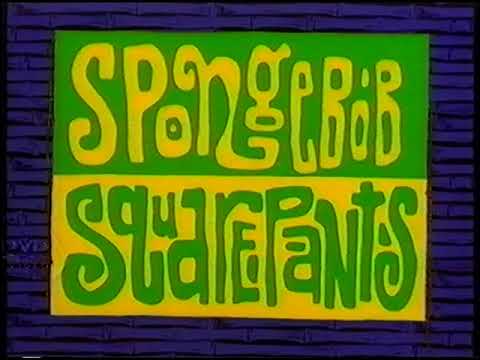 Original VHS Opening Closing Spongebob SquarePants The Seascape Capers UK Ireland Retail Tape 