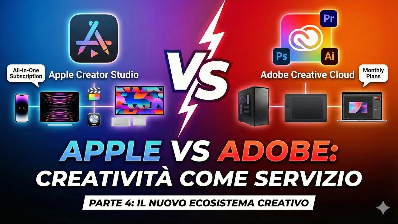 Perché il Servizio Apple è Migliore di Adobe Creative Cloud? 🥊✨