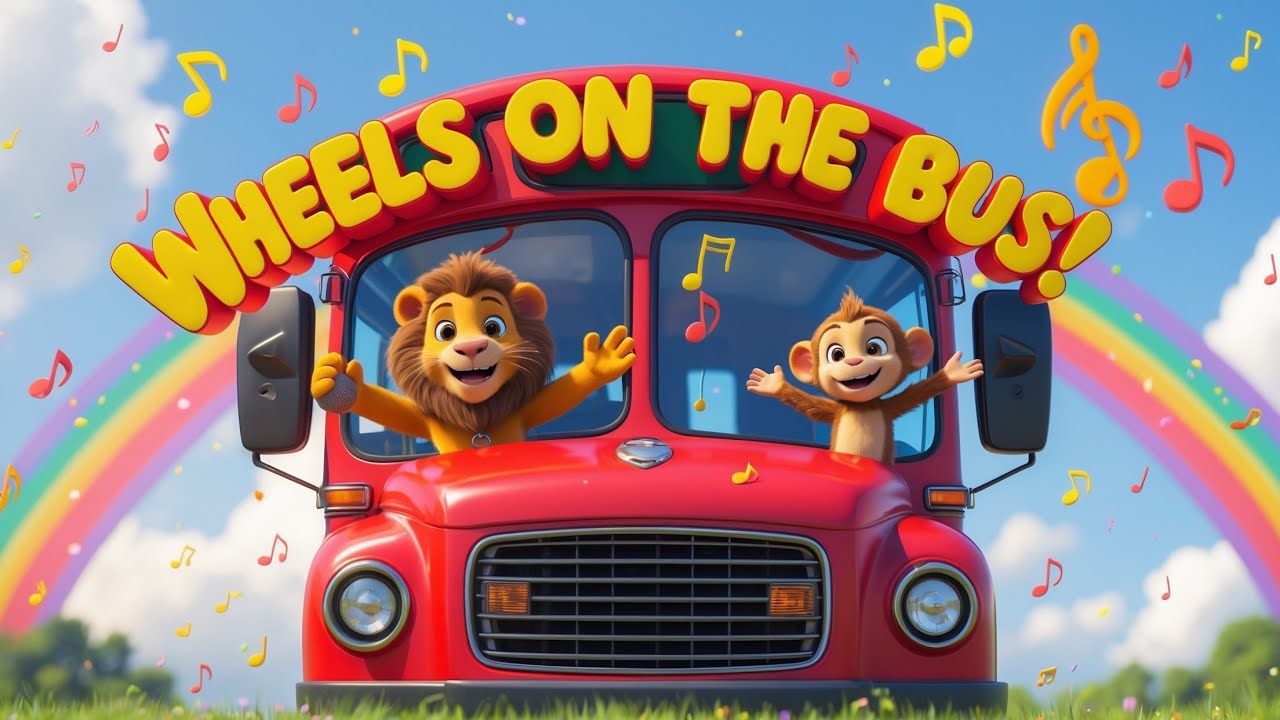Hop on the Fun Bus! 🎶 Wheels on the Bus Adventure for Kids