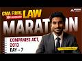 CMA Final Law Revision Marathon | Day 7 – Companies Act | CS Balgopal Sridharan