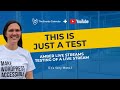 This is Just a Test: Amber Live Streams Accessibility Testing a Live Stream