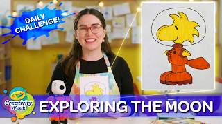 Exploring the Moon: Creative Challenge | Crayola Creativity Week | Day 5