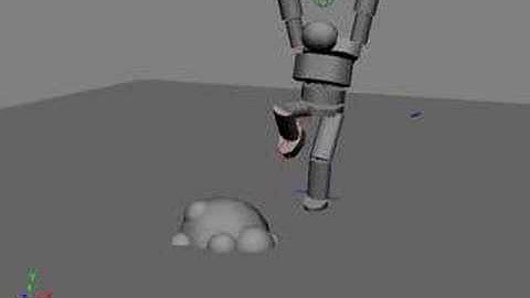 Cave troll rig test, smashing a rock
