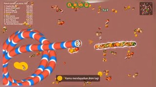 WormsZone.io Gameplay • Try Again the Second Time for the Second Choice #4 | bendiit playing games screenshot 5