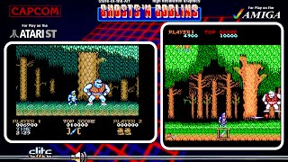 Famous Ghosts'n Goblins | Amiga vs Atari ST | Comparison - Dual Longplay Net Worth