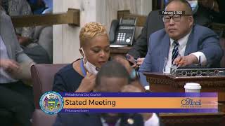 Stated Meeting of Philadelphia City Council 2-2-2023