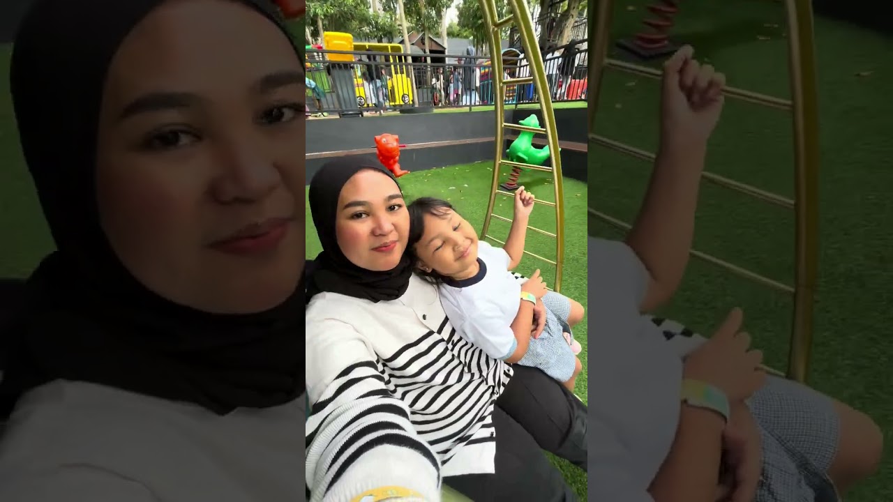 THE NICE PARK LEMBANG! Serunya naik rainbow slide