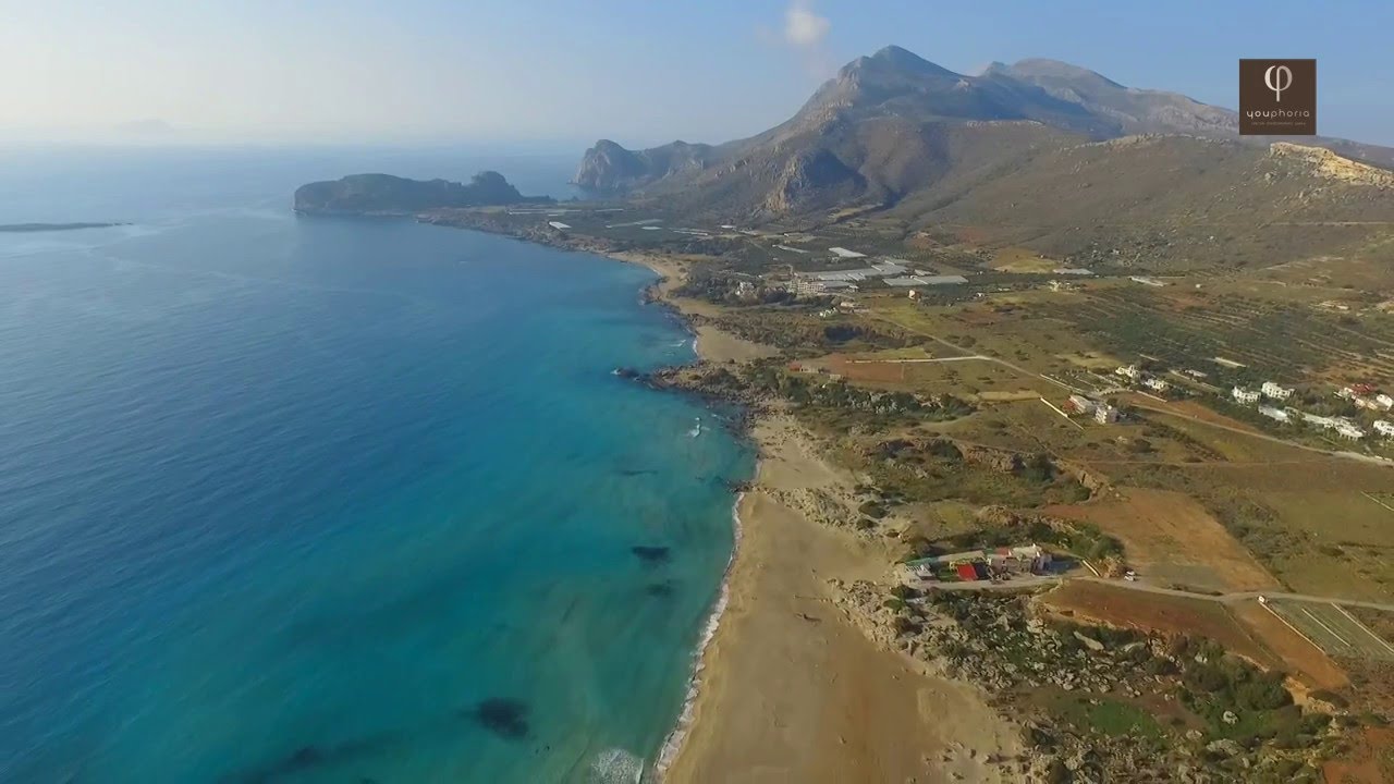 Falasarna beach in western Crete, Greece