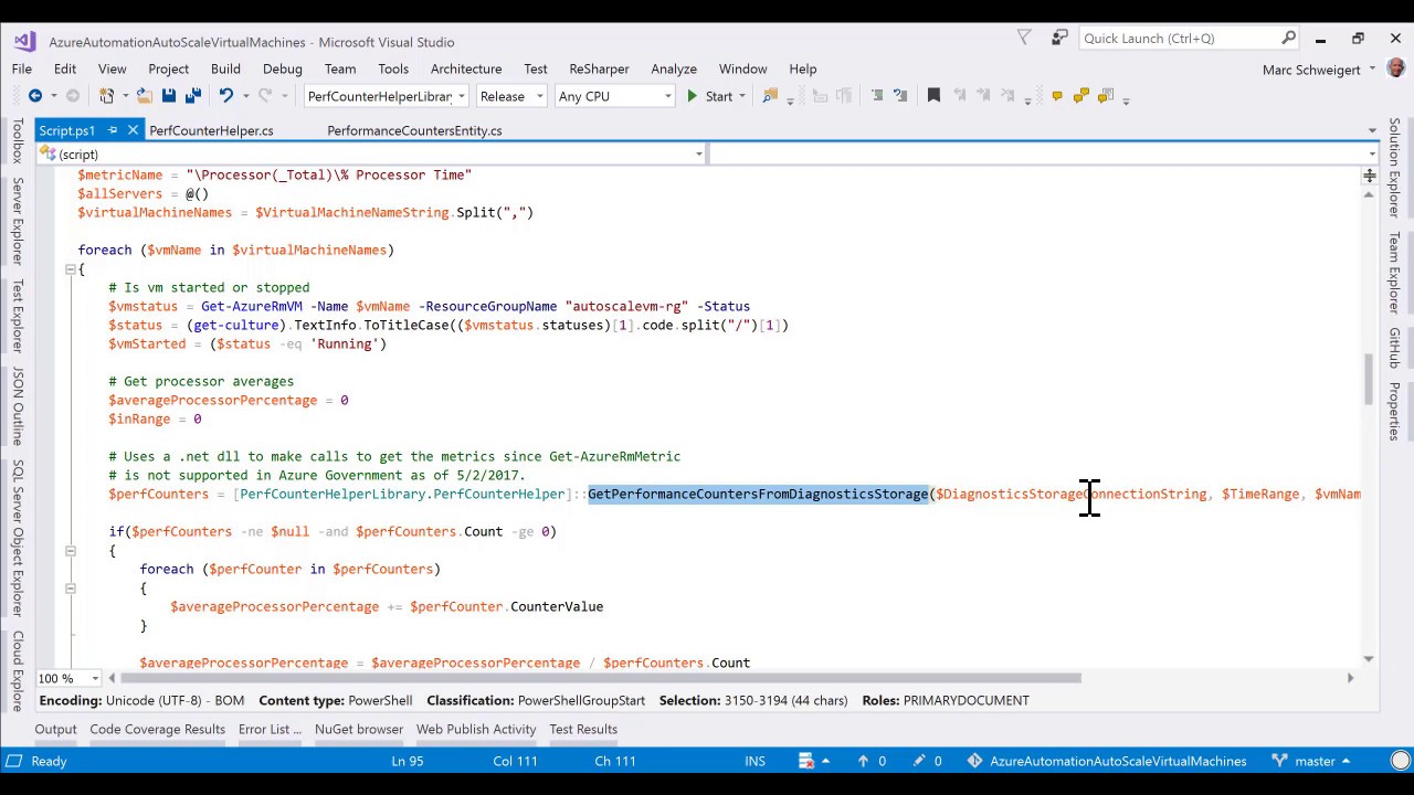 Custom Auto Scaling for ARM Virtual Machines in Azure Government