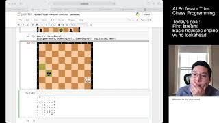 Trading a Queen for a Pawn | AI Professor Improvises Some Chess Programming #1