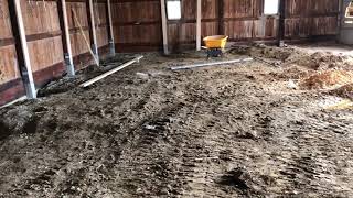 Rotten Wood Post Replacement in a Pole Barn #postframe #polebarn #woodpost #permacolumn
