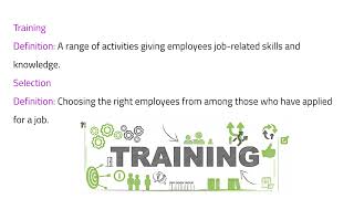 30 IGCSE Business - Why is Training Important to a Business?