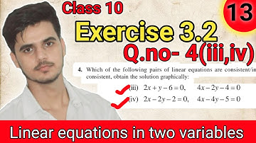 Exercise 3.2  Q.no-4(iii),(iv) chapter 3|Class10  maths NCERT solutions by chapra study point #NCERT