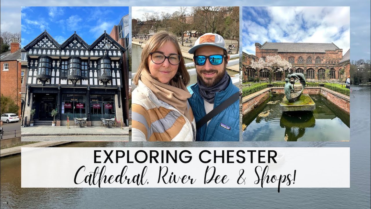 EXPLORING CHESTER - Cathedral, River Dee & Shops. Staycation Travel Vlog in England 2022.