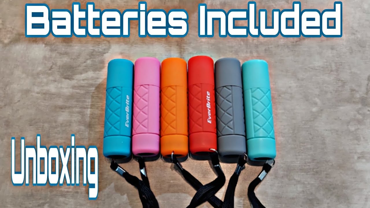 EverBrite 6 Pack Mini Flashlights (Unboxing)