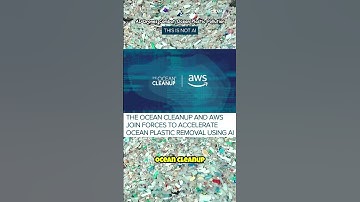 AI-drones bestrijden plasticvervuiling in de oceaan! #ai #ocean #shorts