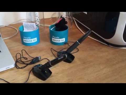 Провідна вертикальна вертикальна миша Penclic D3 Corded (кольор чорний), видео 1