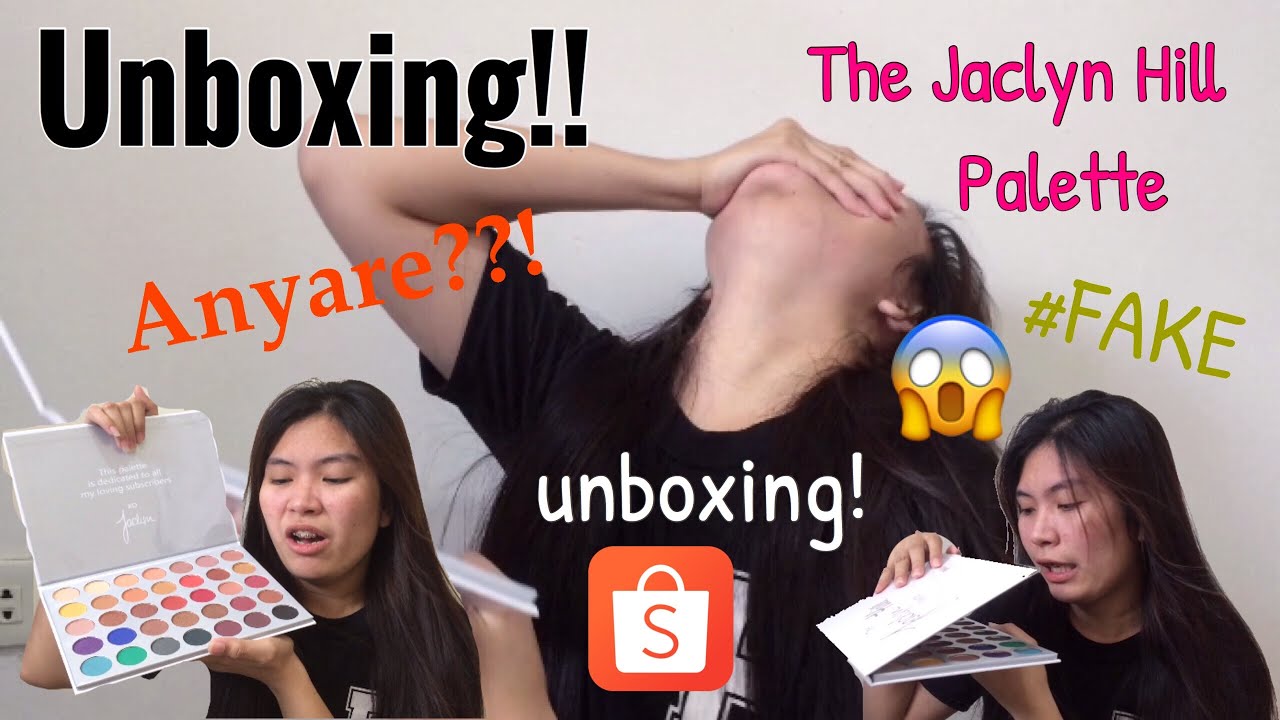 UNBOXING EYESHADOW PALETTE | THE JACLYN HILL PALETTE | SHOPEE | FJ Lozano