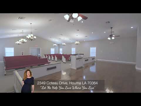 2349 COTEAU ROAD, Houma, LA home video tour