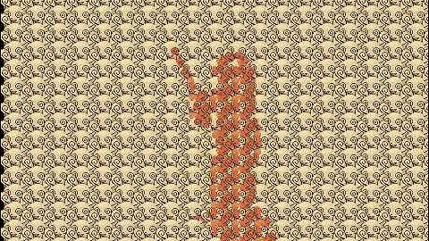 Bad Apple!! on a matrix of spinda