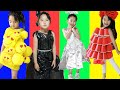 수지의 파티 드레스 만들기 놀이! 색깔 종이컵 비닐 풍선 공주 옷 만들기 장난감 놀이 Making Party Dress Kids Stories 수지키즈