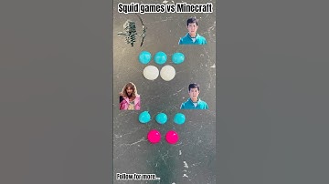 squidgame vs aminecraft movie #satisfying #squidgame2 #squidgame #black #minecraft #minecraftshorts