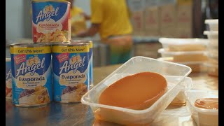 #AngelNegosyoPartner: Leche Flan with Angel Evaporada and Angel Condensada