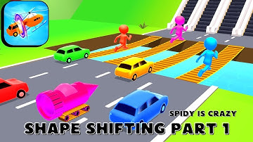 Shape Shifting | Walkthrough | All Levels | Android IOS | LEVEL 1-5