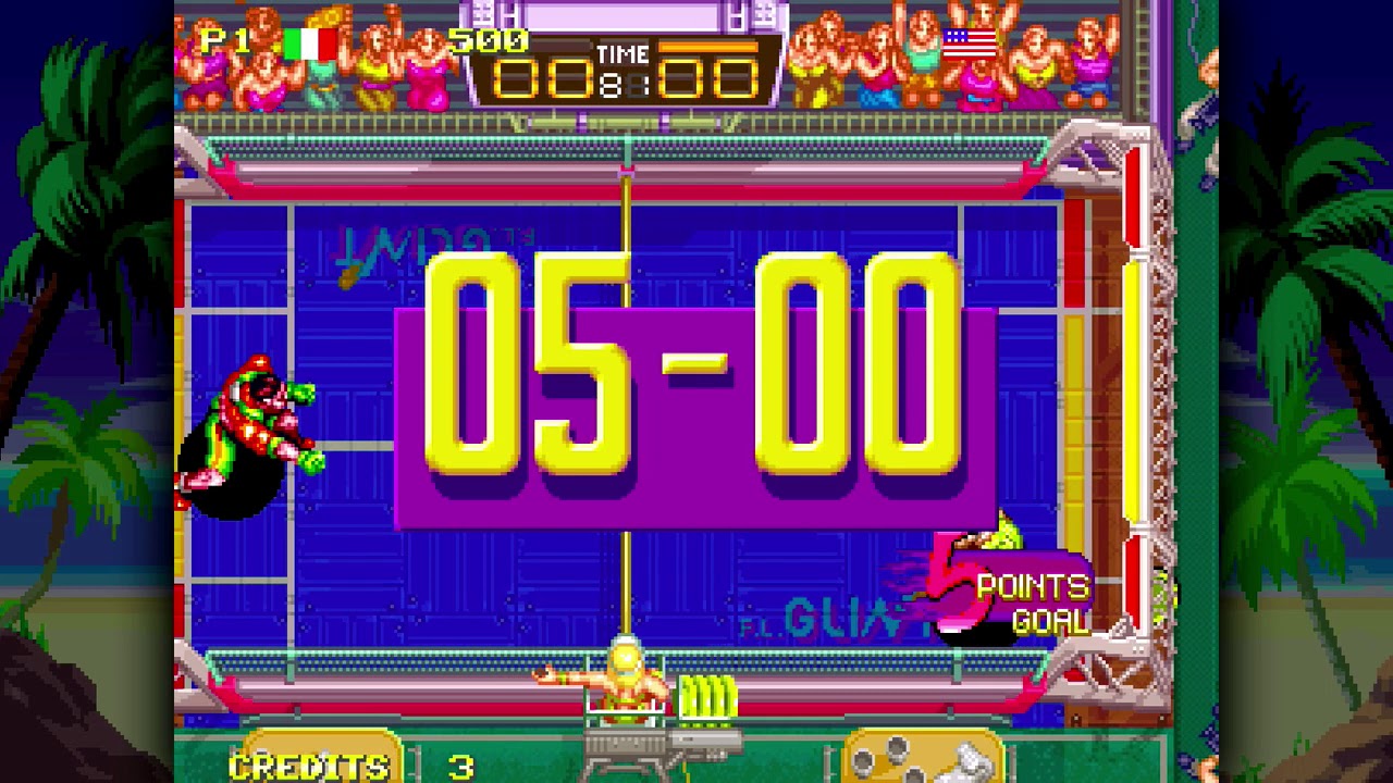 Windjammers: Loris Biaggi (Italy) vs. Gary Scott (U.S.A)
