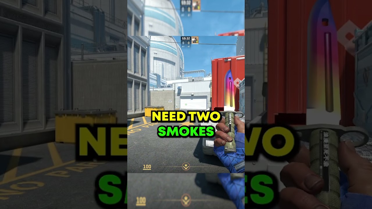 How to Smoke VENT and OUTSIDE on CS2 NUKE on Cs2!