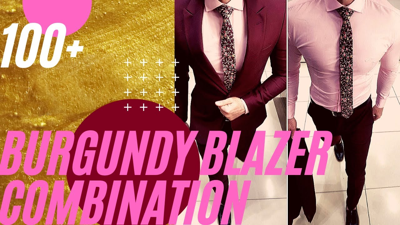Burgundy Blazer Men on Pinterest