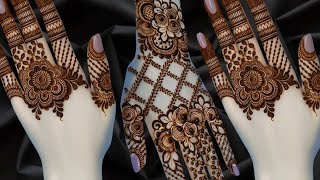 Very Beautiful 3 Different Types Of Mehndi Designs Ll Easy Latest Beginner Mehndi Design Ll Unique